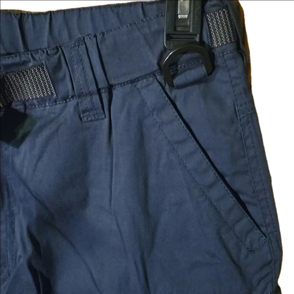 B.C. Clothing Co. Men's Navy Blue Belted Convertible Cargo Pants Mx30 - Picture 3 of 14